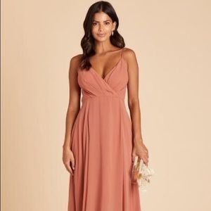 New terracotta birdie grey’s bridesmaid dress